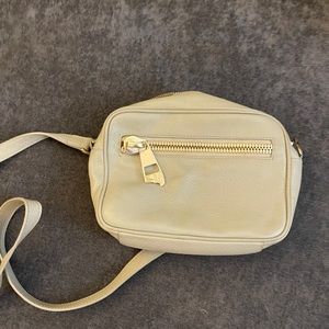 Versace light gray small crossbody bag